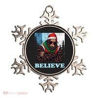 Bigfoot Believe In Christmas Sasquatch Funny Xmas Gift Ornament thumb 0