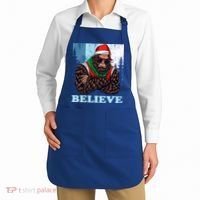Bigfoot Believe In Christmas Sasquatch Funny Xmas Gift Apron thumb 2