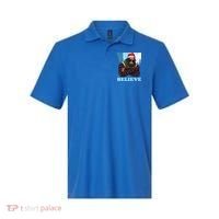 Bigfoot Believe In Christmas Sasquatch Funny Xmas Gift Polo thumb 0
