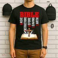 BIBLE Basic Instructions Before Leaving Earth T-Shirt thumb 6