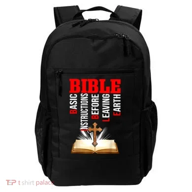 BIBLE Basic Instructions Before Leaving Earth Backpack