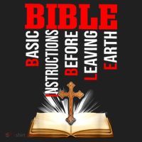 BIBLE Basic Instructions Before Leaving Earth Crop Fleece Hoodie thumb 2