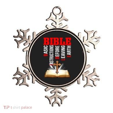 BIBLE Basic Instructions Before Leaving Earth Ornament