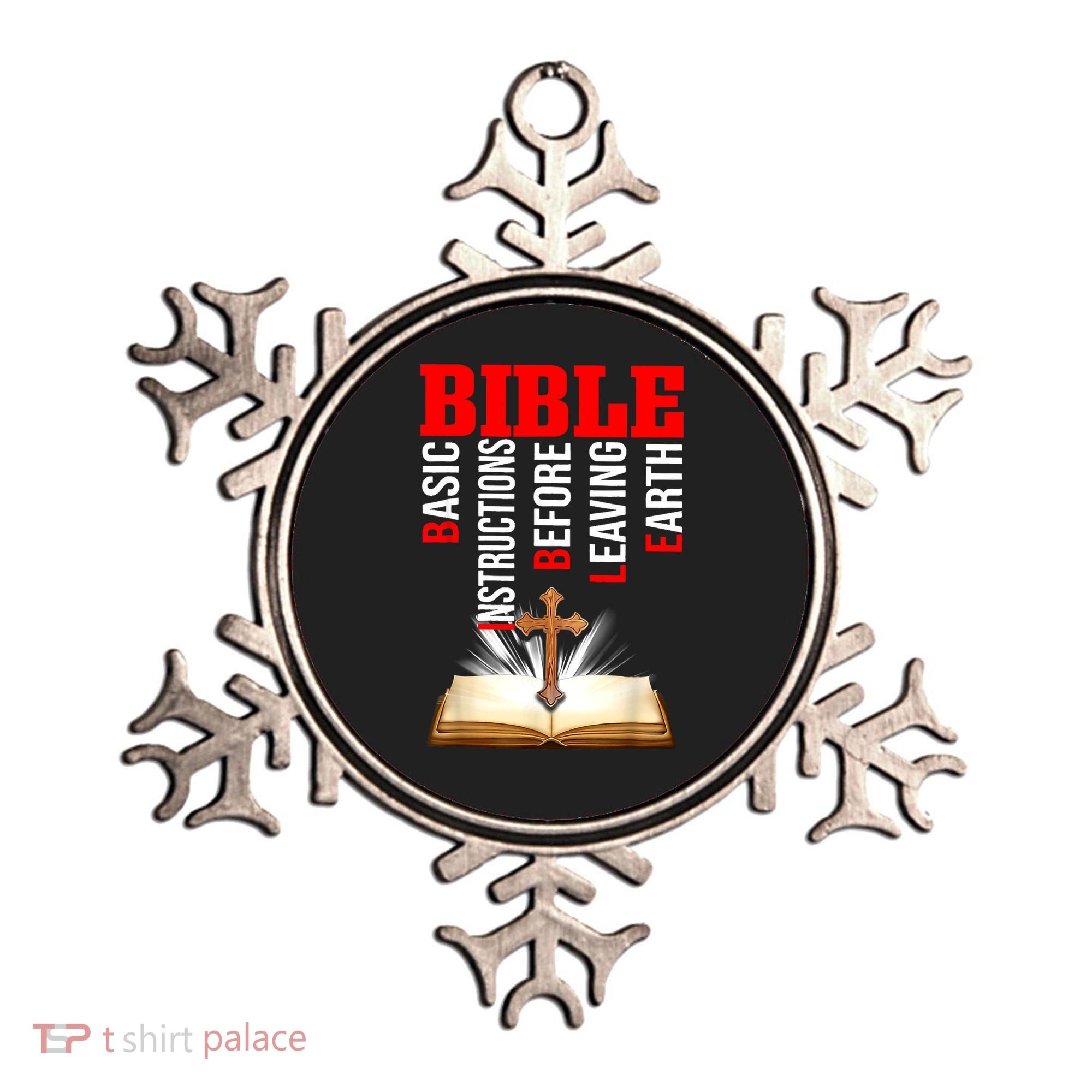 BIBLE Basic Instructions Before Leaving Earth Ornament