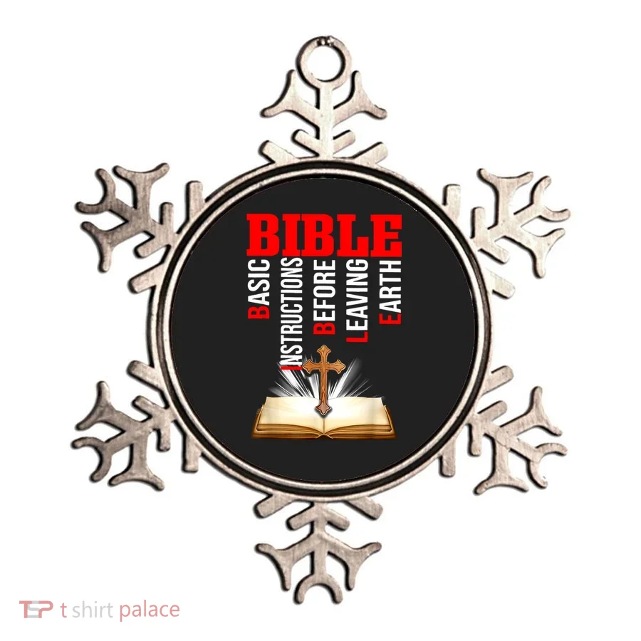 BIBLE Basic Instructions Before Leaving Earth Ornament