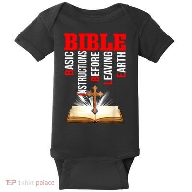 BIBLE Basic Instructions Before Leaving Earth Baby Bodysuit