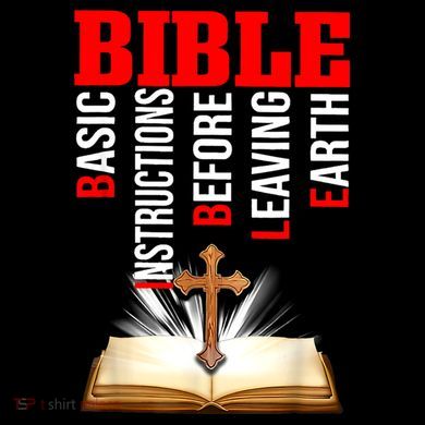 BIBLE Basic Instructions Before Leaving Earth Tie Dye Hoodie