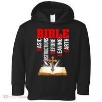 BIBLE Basic Instructions Before Leaving Earth Toddler Hoodie thumb 0