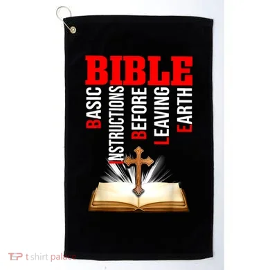 BIBLE Basic Instructions Before Leaving Earth Golf Towel