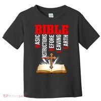 BIBLE Basic Instructions Before Leaving Earth Toddler T-Shirt thumb 0