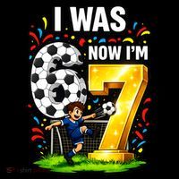 Birthday Boy I Was 6 Now I'm 7 Six Seven Soccer 6-7 Coffee Mug thumb 5