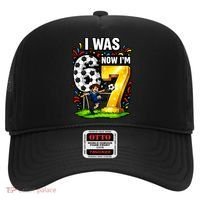 Birthday Boy I Was 6 Now I'm 7 Six Seven Soccer 6-7 Hat thumb 0