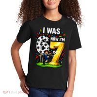 Birthday Boy I Was 6 Now I'm 7 Six Seven Soccer 6-7 Kids T-Shirt thumb 2
