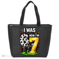 Birthday Boy I Was 6 Now I'm 7 Six Seven Soccer 6-7 Tote Bag thumb 0