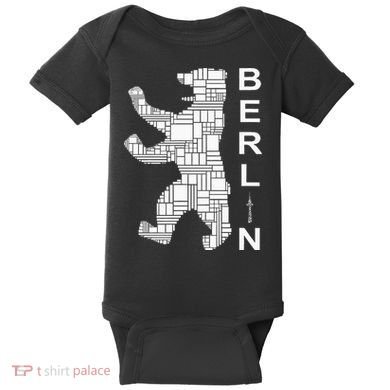 Berlin Bear I Love Berlin Baby Bodysuit