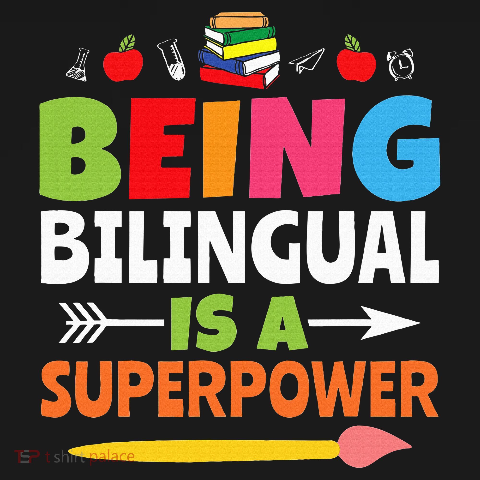 Being Bilingual Is A Superpower Back To School Doggie Tank