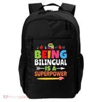Being Bilingual Is A Superpower Back To School Backpack thumb 0