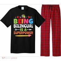 Being Bilingual Is A Superpower Back To School Pajama Set thumb 0