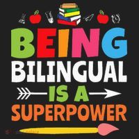 Being Bilingual Is A Superpower Back To School Tumbler thumb 3