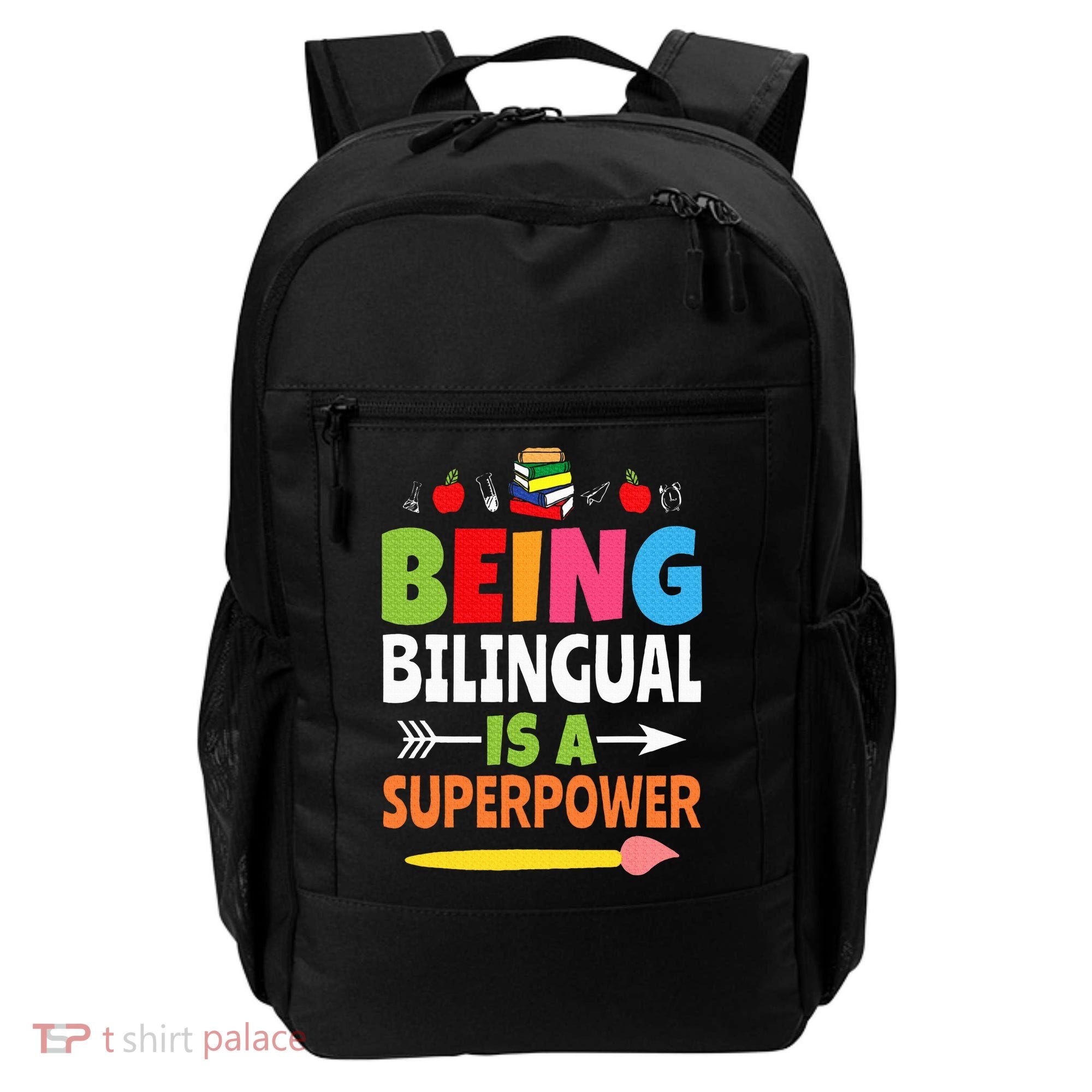 Being Bilingual Is A Superpower Back To School ESL Teacher Backpack