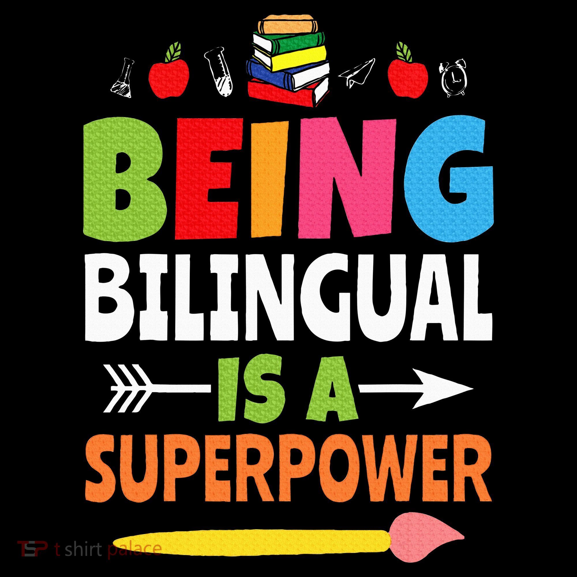 Being Bilingual Is A Superpower Back To School ESL Teacher Women's Hoodie
