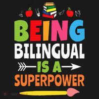 Being Bilingual Is A Superpower Back To School ESL Teacher Mousepad thumb 1
