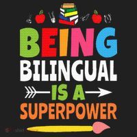 Being Bilingual Is A Superpower Back To School ESL Teacher Hat thumb 2