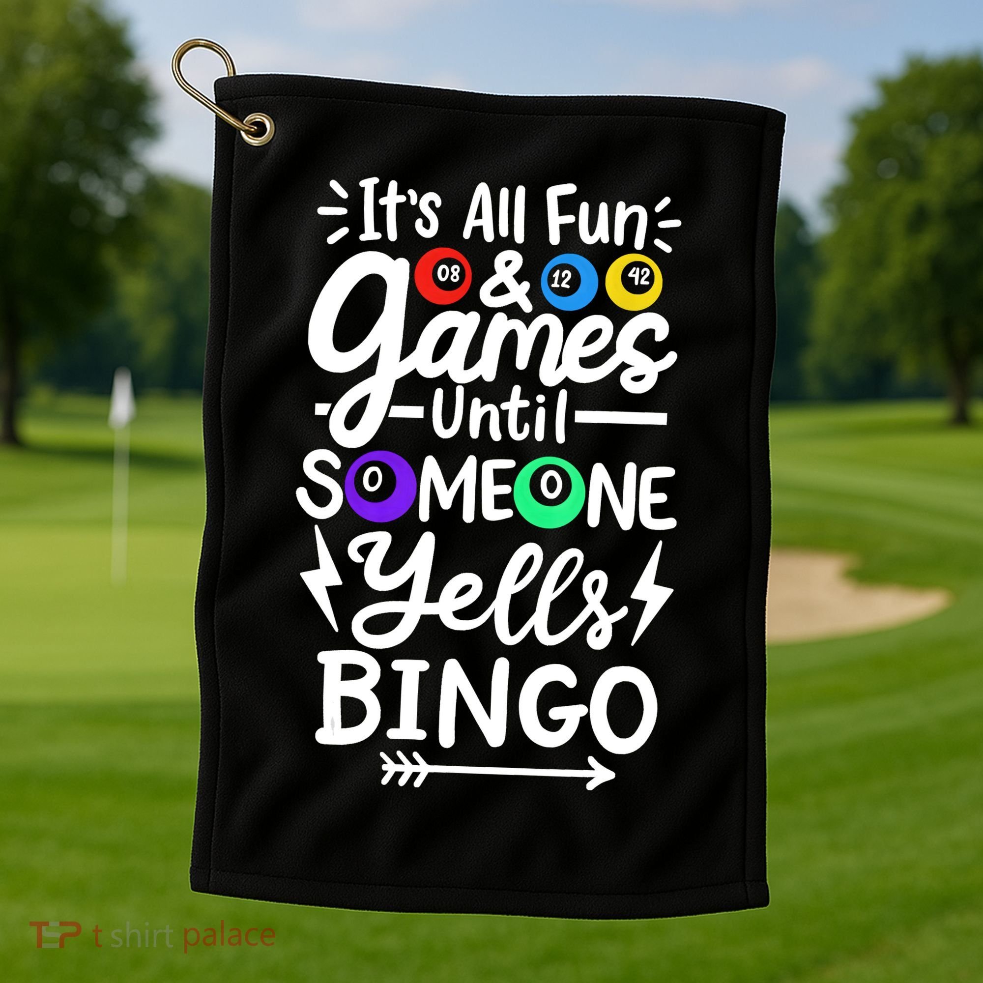 Bingo Golf Towel