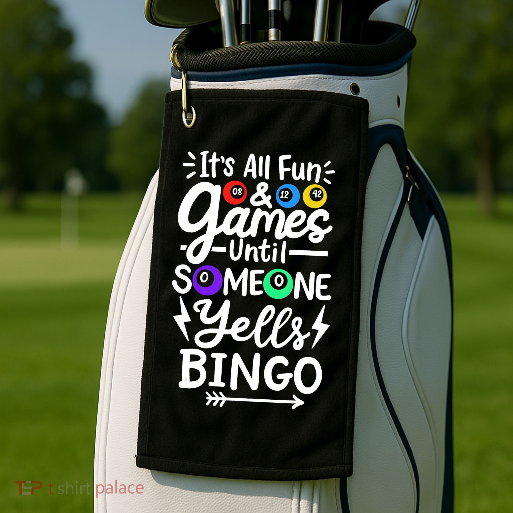 Bingo Golf Towel