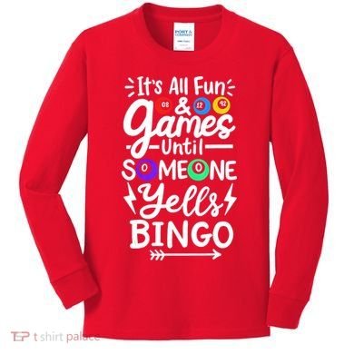 Bingo Kids Long Sleeve Shirt