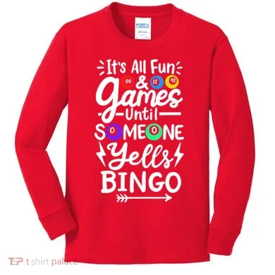 Bingo Kids Long Sleeve Shirt