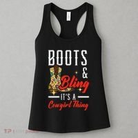 Boots & Bling ItS A Cowgirl Thing Rodeo Western Country Women's Tank Top thumb 3