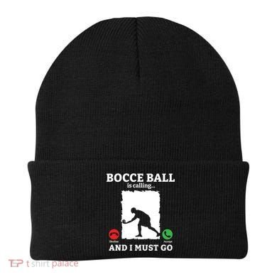 Bocce Ball Is Calling And I Must Go Bocce Boule Bocce Ball Meaningful Gift Beanie