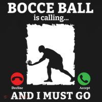 Bocce Ball Is Calling And I Must Go Bocce Boule Bocce Ball Meaningful Gift Women's Hoodie thumb 2