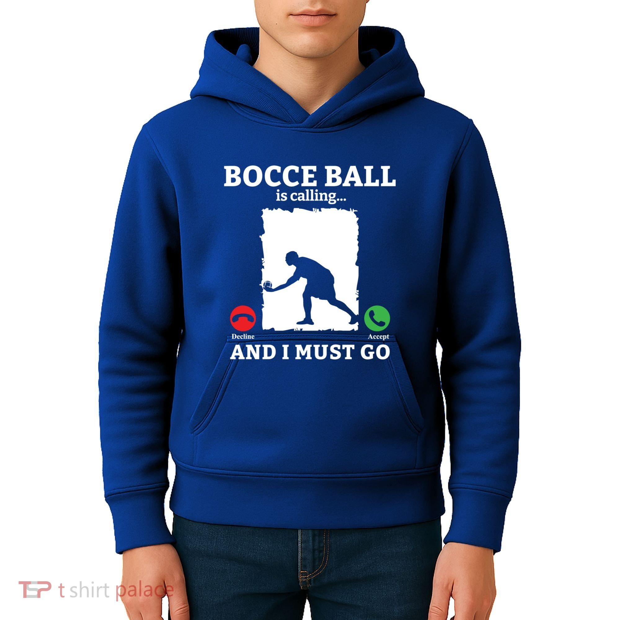 Bocce Ball Is Calling And I Must Go Bocce Boule Bocce Ball Meaningful Gift Kids Hoodie
