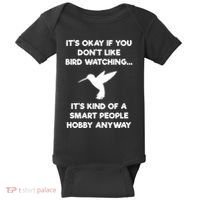 Birdwatching Birds It's Okay If You Don't Like Bird Watching VNeck Baby Bodysuit thumb 0