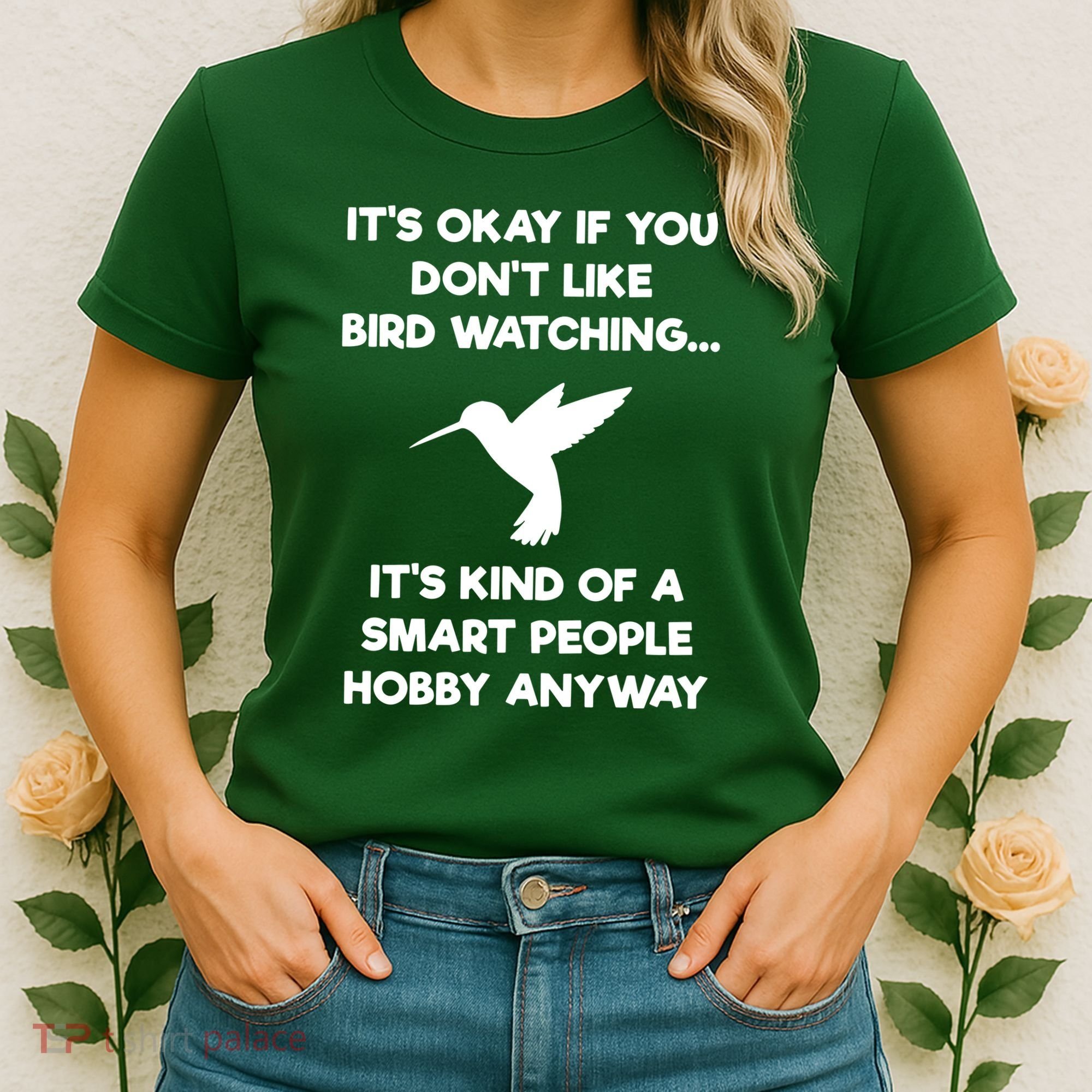 Birdwatching Birds It's Okay If You Don't Like Bird Watching VNeck Women's T-Shirt