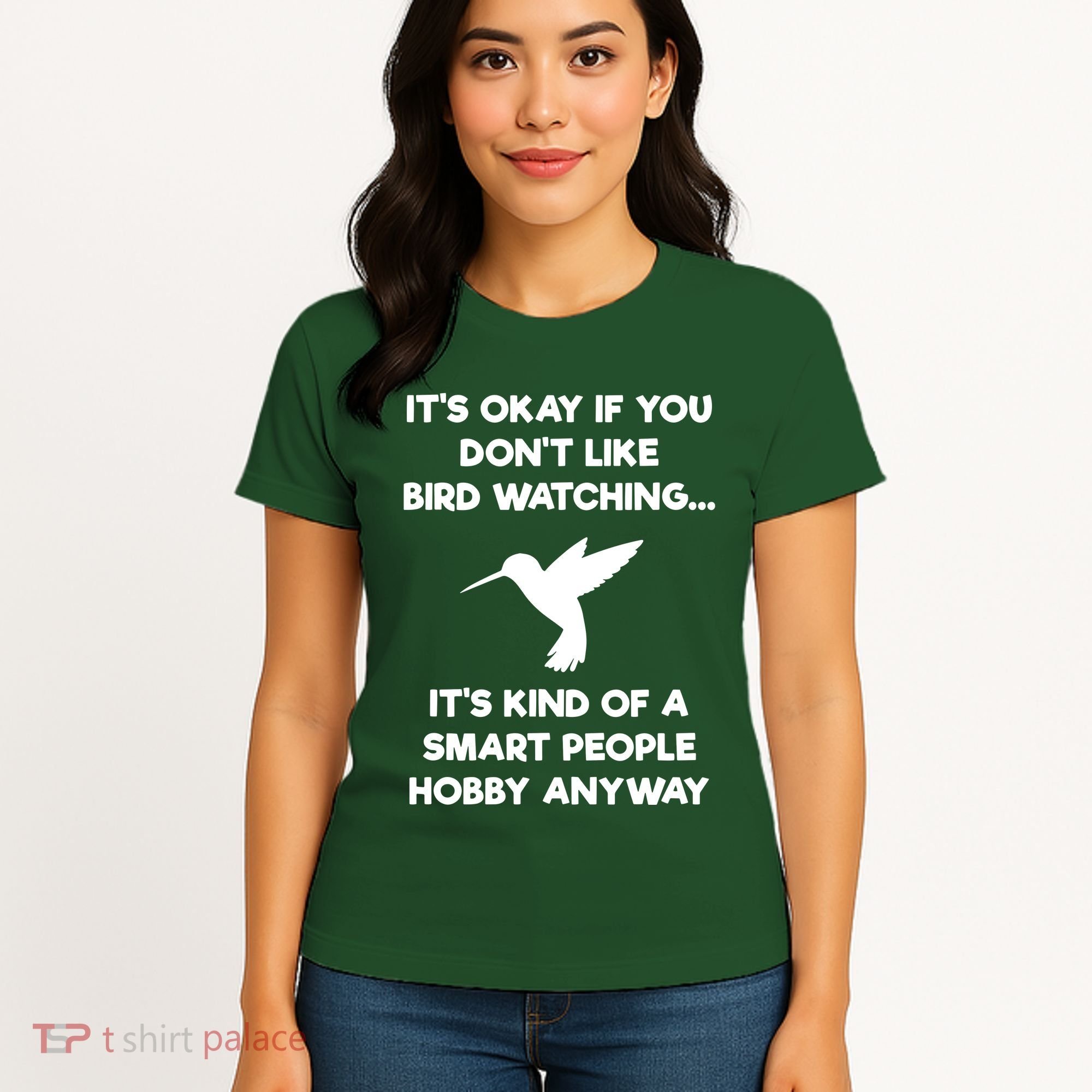 Birdwatching Birds It's Okay If You Don't Like Bird Watching VNeck Women's T-Shirt