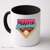 Baseball Brother Ice Cream Drip Coffee Mug thumb 0