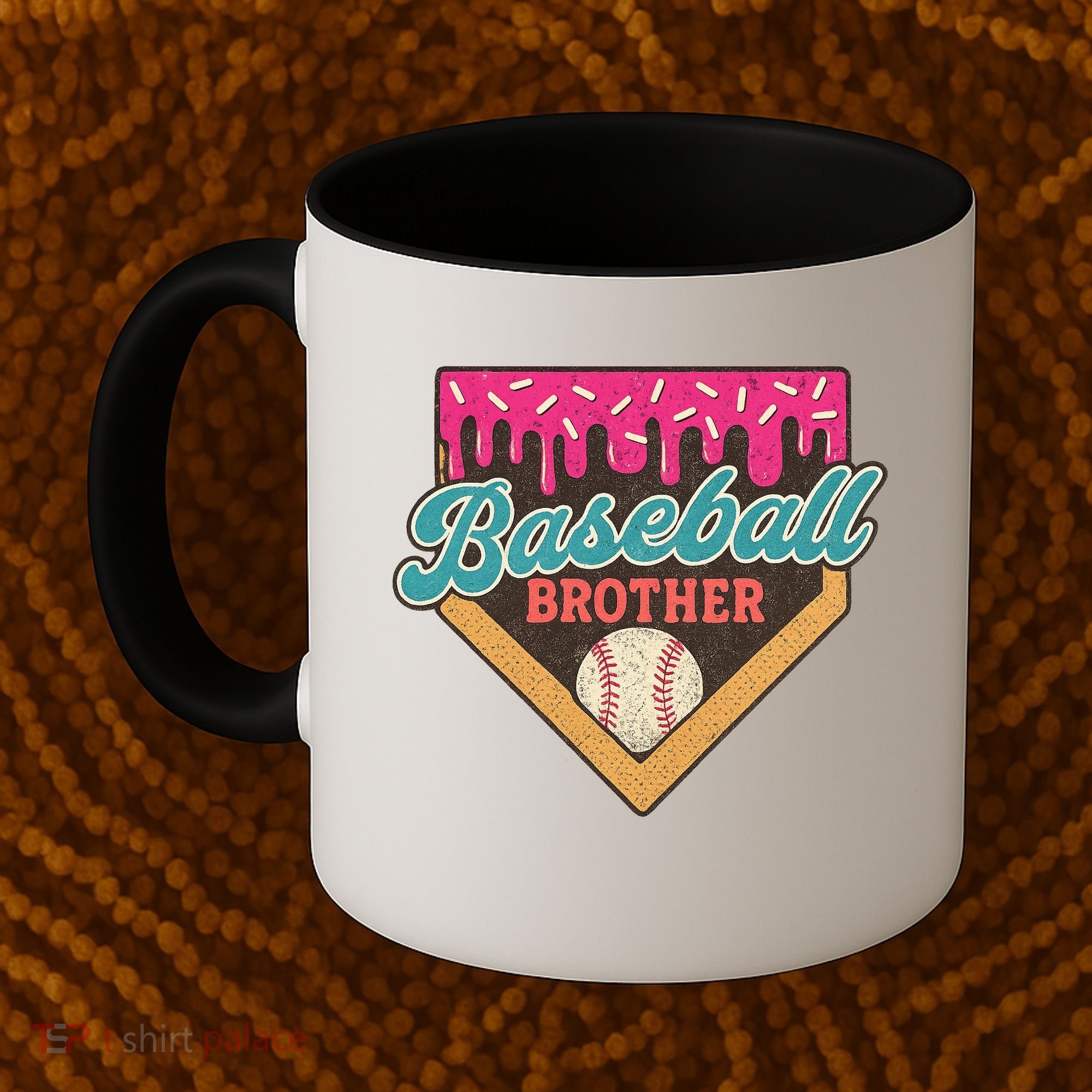 Baseball Brother Ice Cream Drip Coffee Mug
