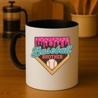 Baseball Brother Ice Cream Drip Coffee Mug thumb 4
