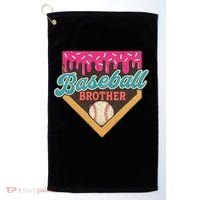 Baseball Brother Ice Cream Drip Golf Towel thumb 0
