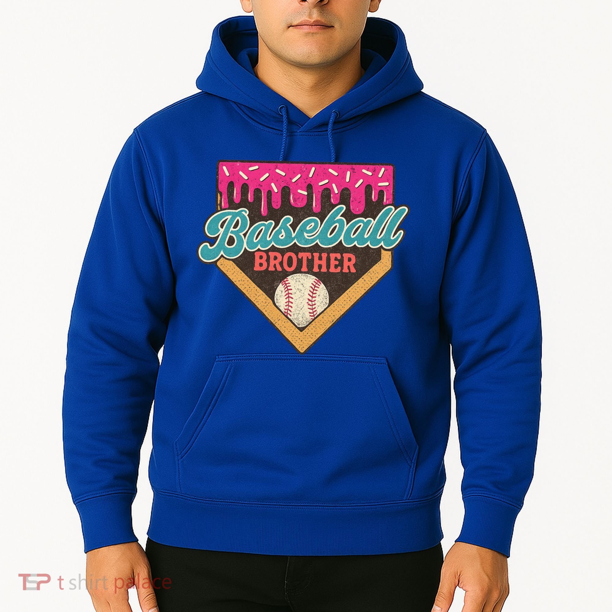 Baseball Brother Ice Cream Drip Hoodie