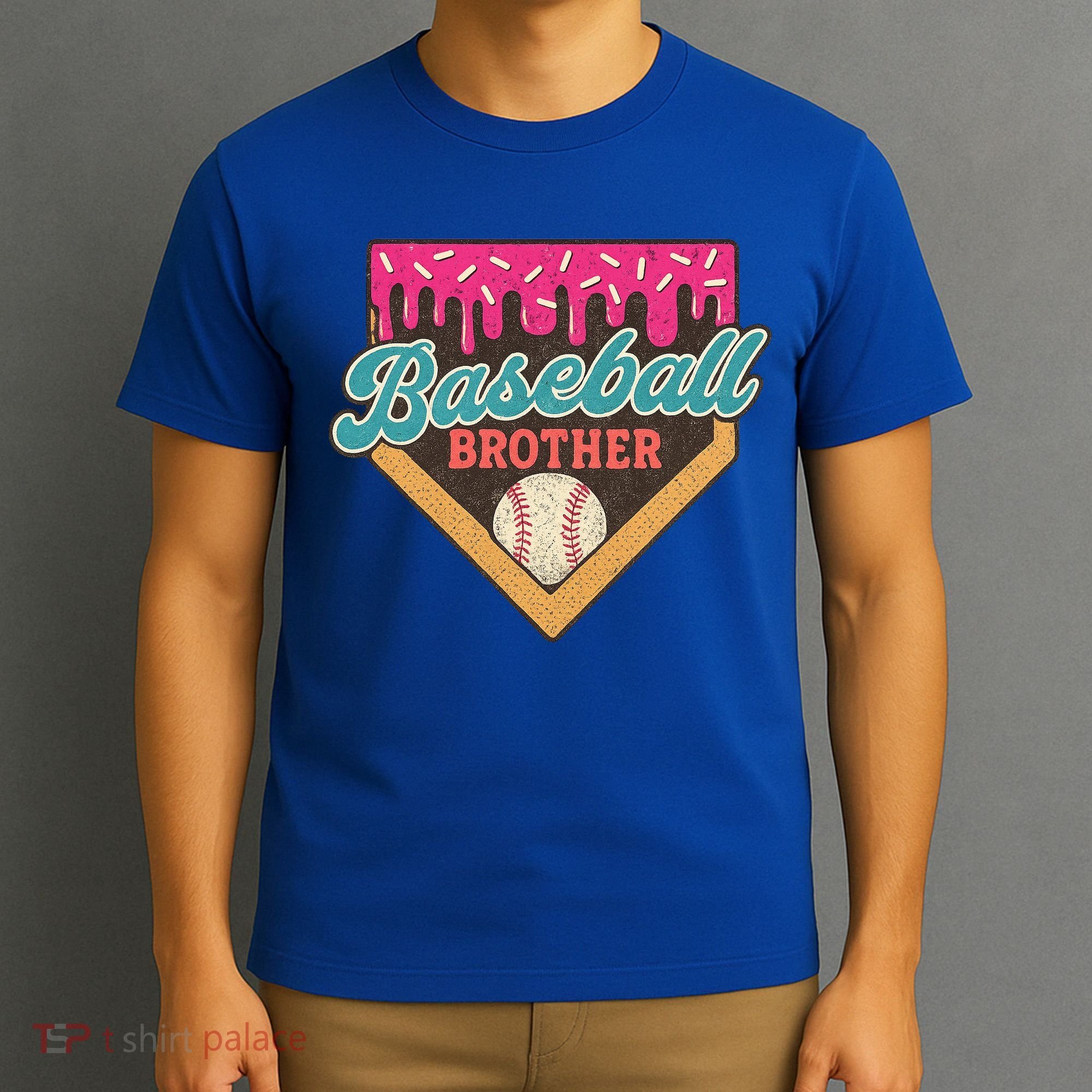 Baseball Brother Ice Cream Drip T-Shirt