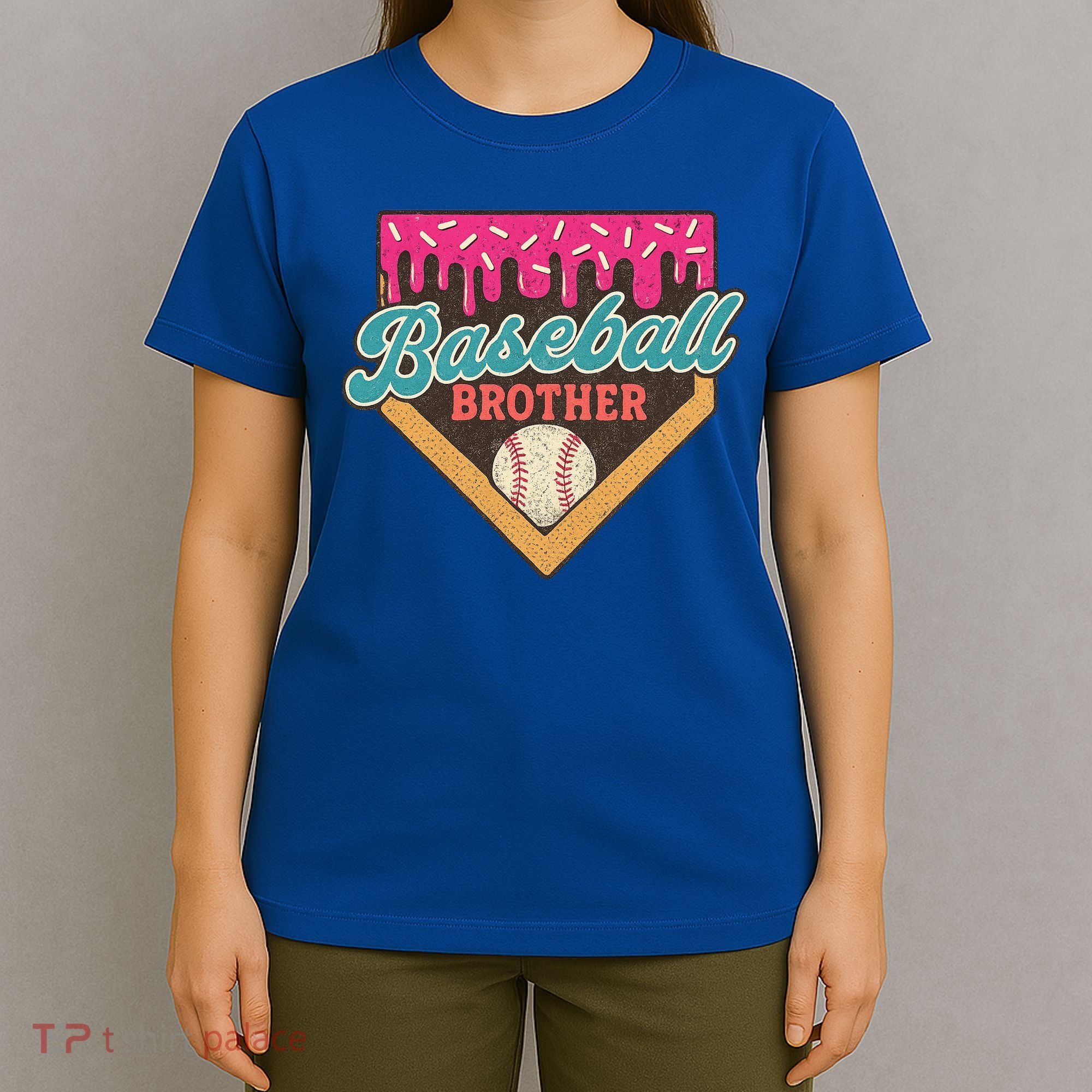 Baseball Brother Ice Cream Drip T-Shirt