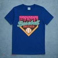Baseball Brother Ice Cream Drip T-Shirt thumb 5