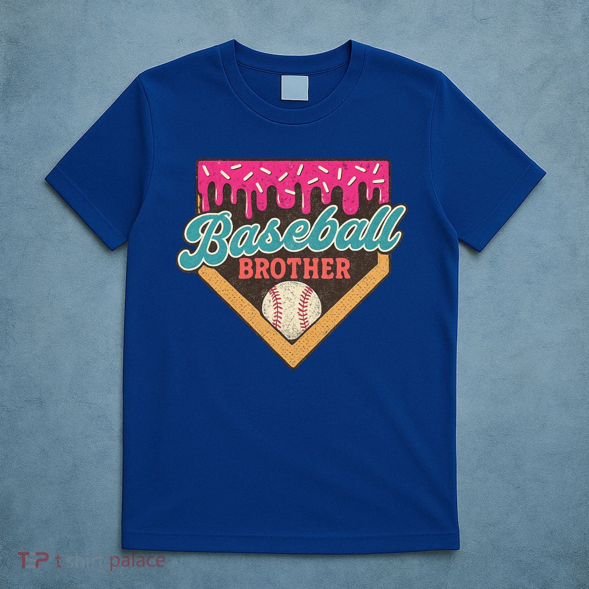 Baseball Brother Ice Cream Drip T-Shirt