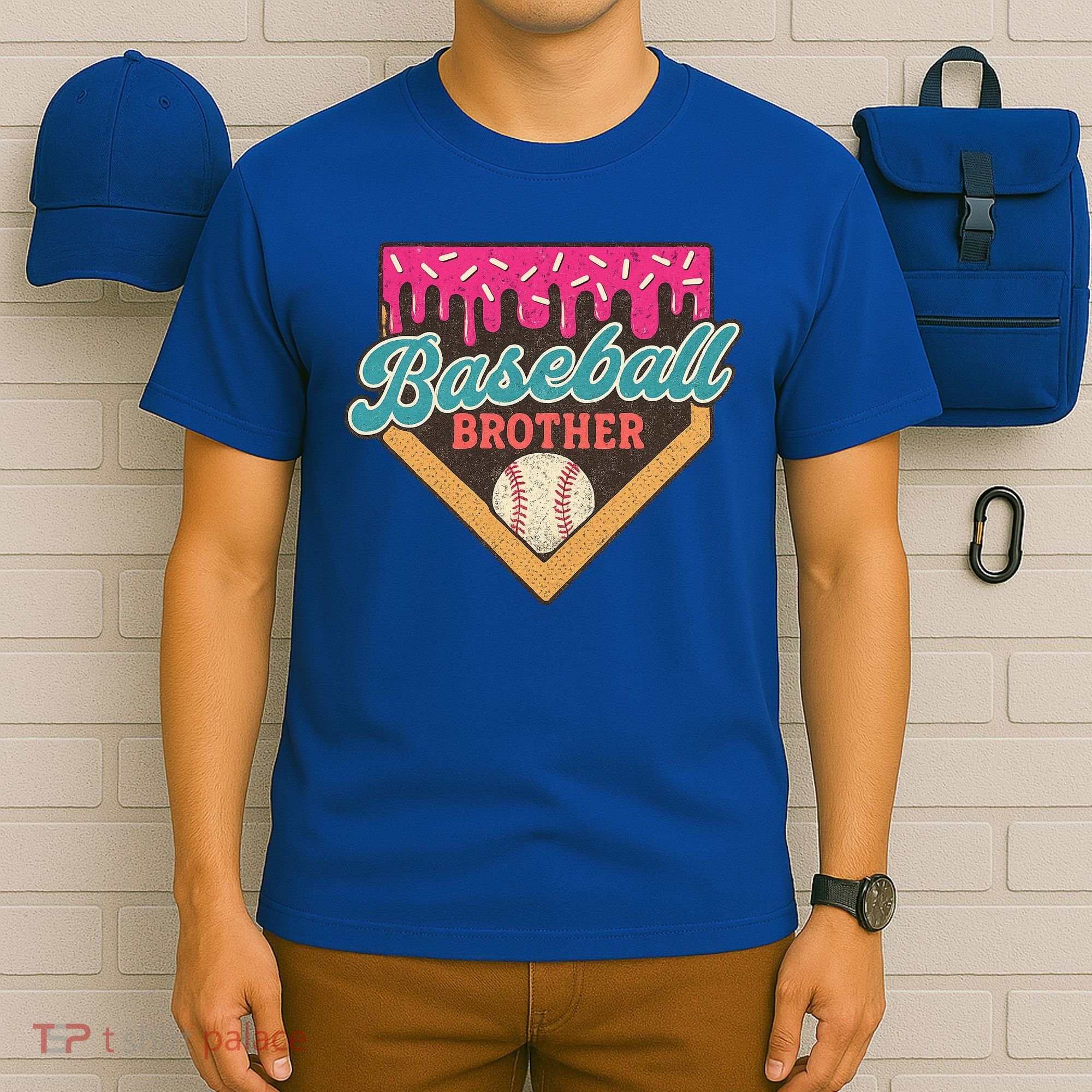 Baseball Brother Ice Cream Drip T-Shirt