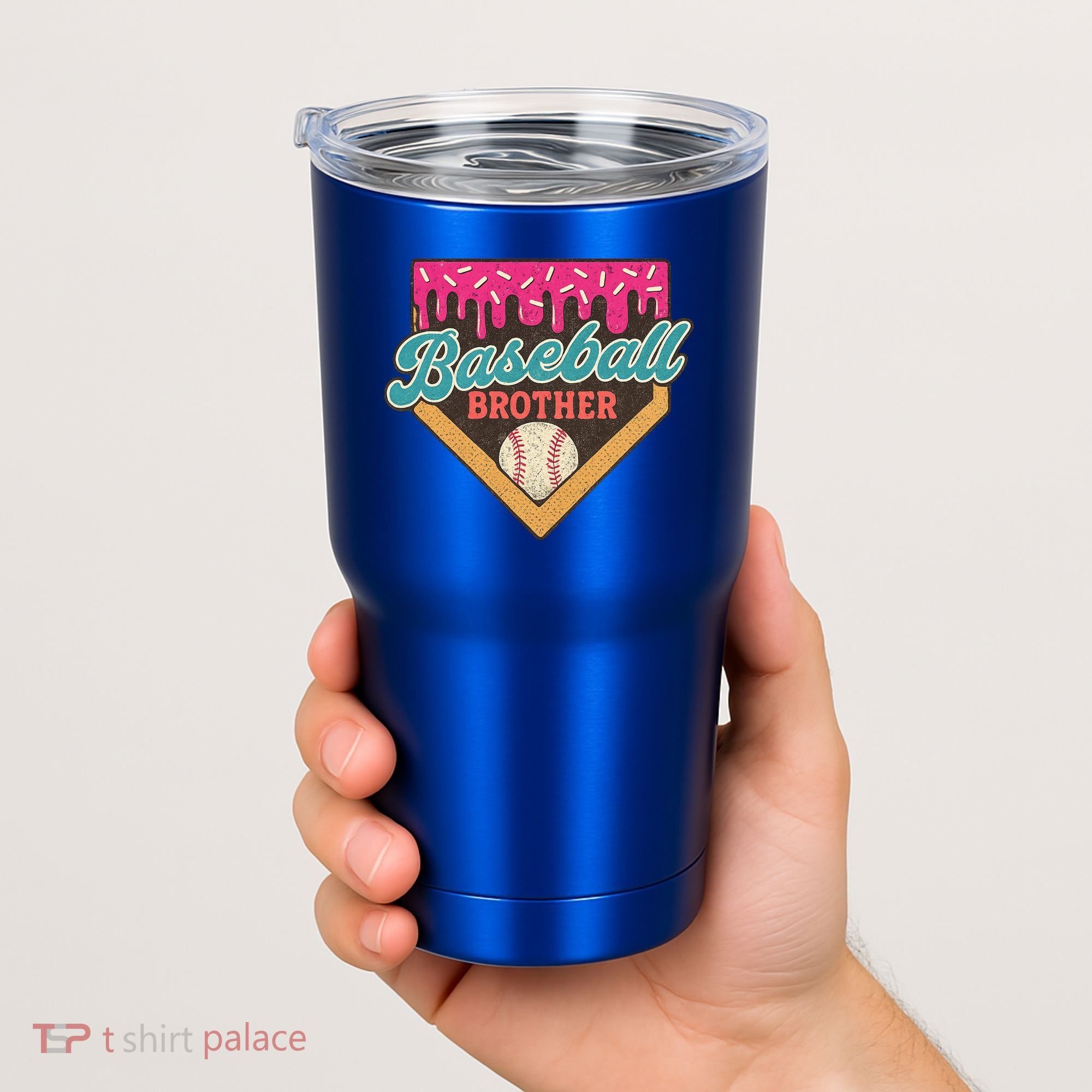 Baseball Brother Ice Cream Drip Tumbler