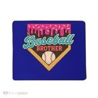 Baseball Brother Ice Cream Drip Mousepad thumb 0